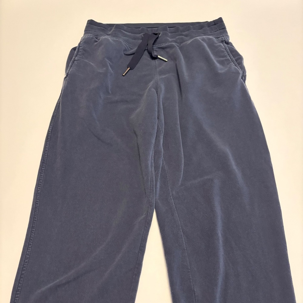 Athleta Balance Jogger Women Small Tall Navy Blue Soft Loungewear Sweatpants